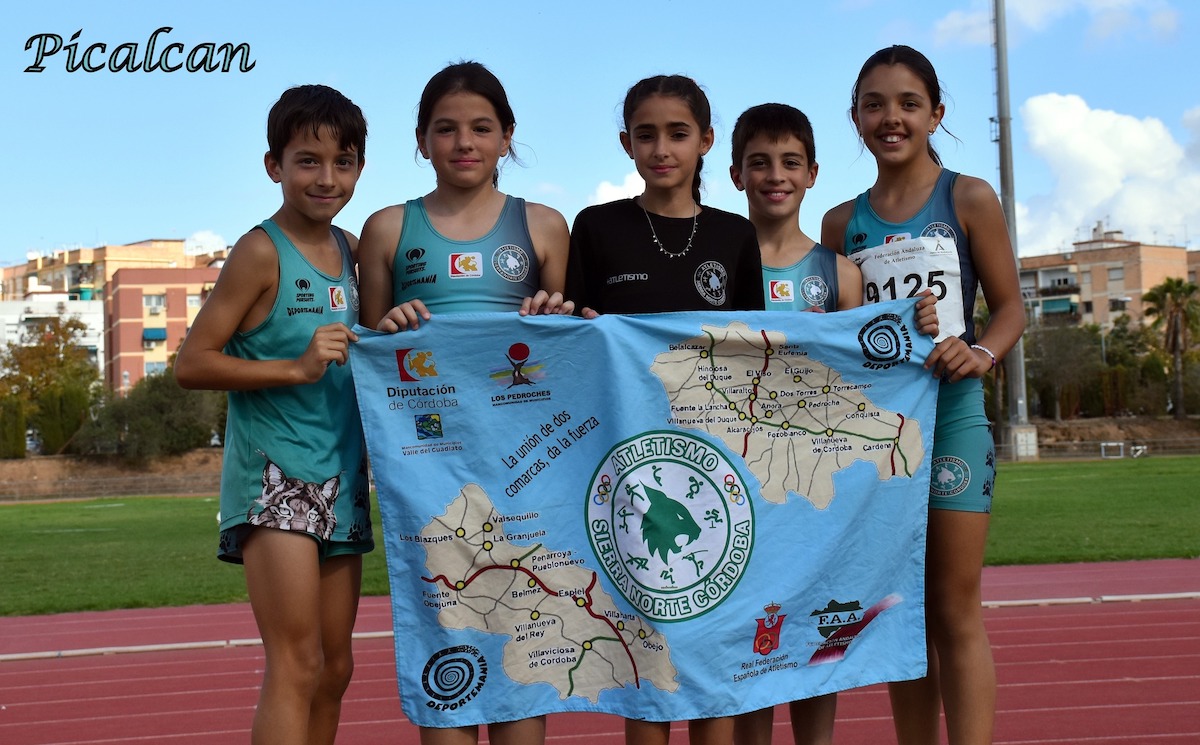 Los cinco atletas del Sierra Norte que consiguieron medalla en el sub 12