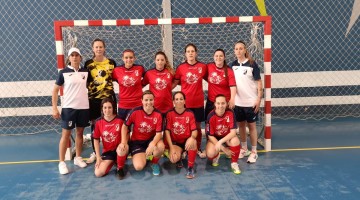 El equipo del Hinojosa Fútbol Sala Femenino