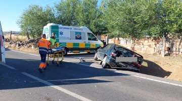 Accidente en la carretera de Pozoblanco-Añora