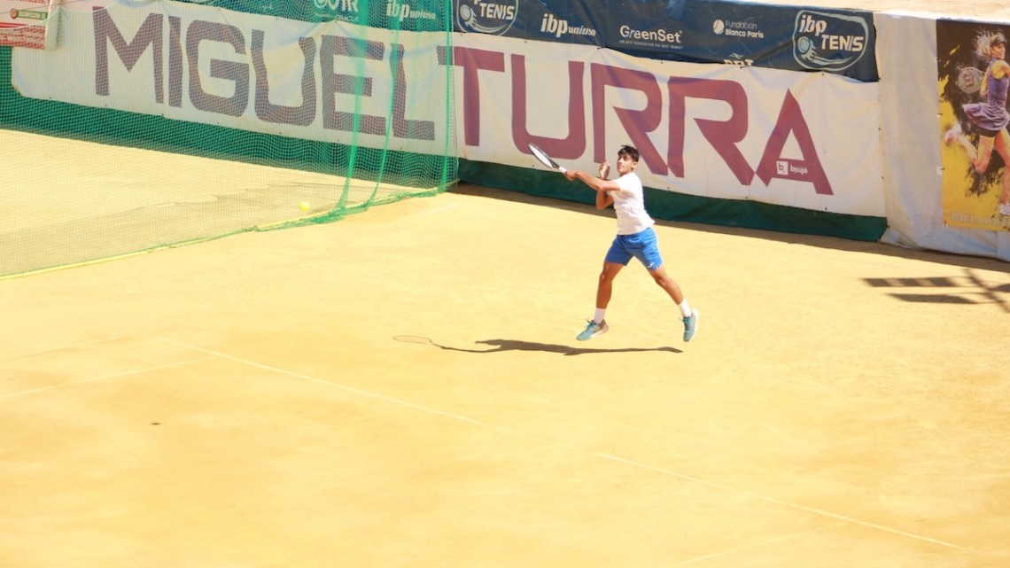 Alejandro López durante el torneo en Miguelturra