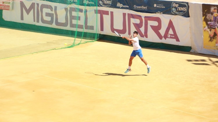 Alejandro López durante el torneo en Miguelturra