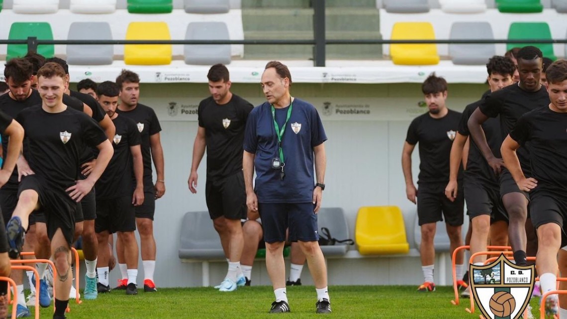 El equipo durante un entrenamiento