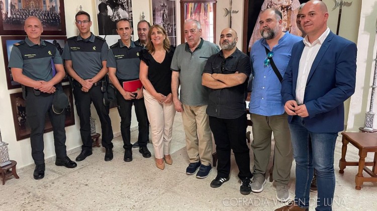 Asistentes a la reunión que ha tenido lugar esta mañana