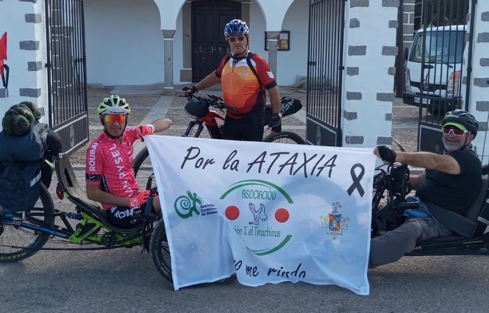 Manel Flores Gómez y José Antonio López Salvador. Foto: Asociación cordobesa ataxia