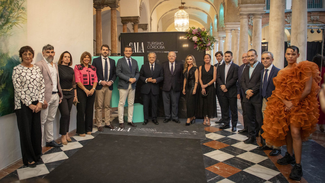 Los premiados en los momentos previos a la gala