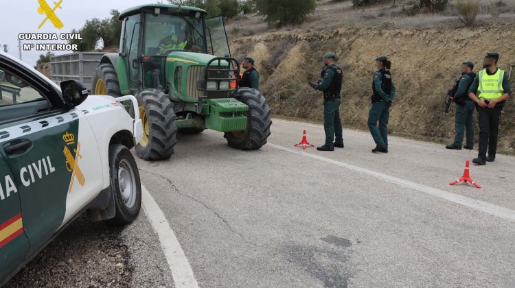 Dispositivo organizado por la Guardia Civil para prevenir los robos en el campo