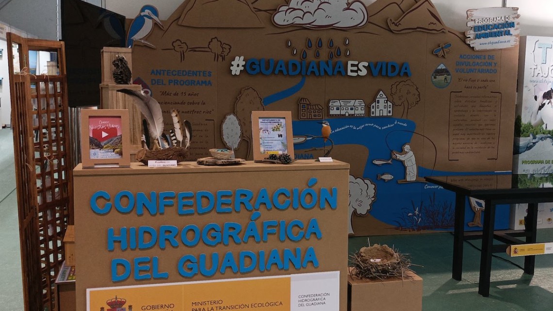 Stand de la Confederación Hidrográfica del Guadiana