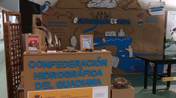 Stand de la Confederación Hidrográfica del Guadiana