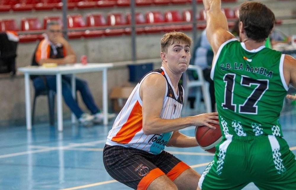 Pablo García en un partido. Foto: Instagram Promesas Pozoblanco