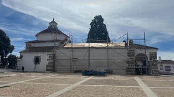 Obras en el santuario de la Virgen de Luna