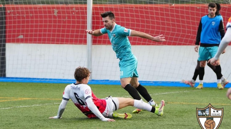 León en un partido con el Pozoblanco. Foto: Twitter CD Pozoblanco