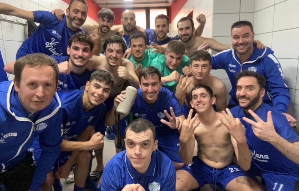 Los jugadores del Pozoblanco Fútbol Sala celebrando la victoria