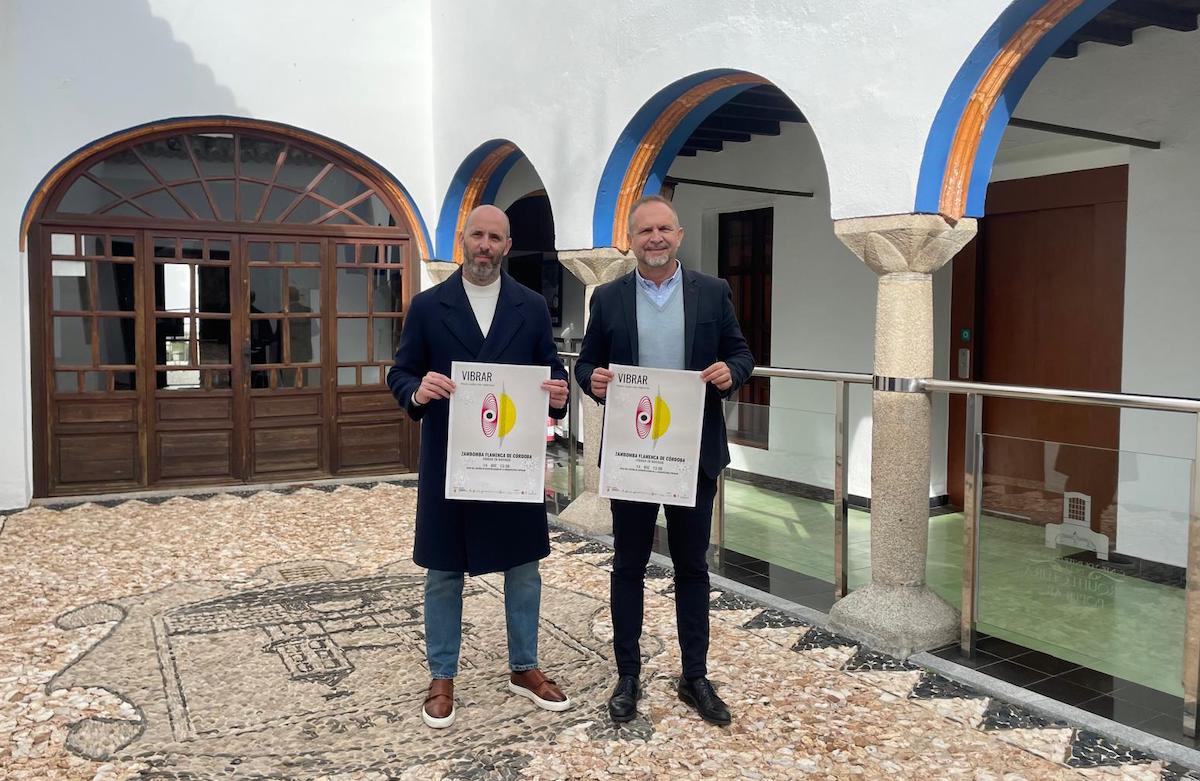 Eduardo Lucena y Manuel Torres en la presentación de Vibrar