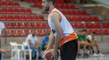 Marco Moreno en una acción de un partido. Foto: Baloncesto Pozoblanco