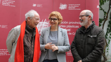 Segundo Castro Olmo durante una exposición en la Diputación de Córdoba