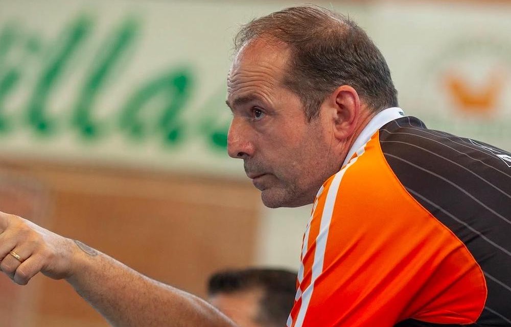 Nacho García durante un partido. Foto: Club Promesas Baloncesto Pozoblanco