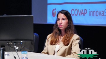 Rafaela Herrera en unas jornadas de Confevap