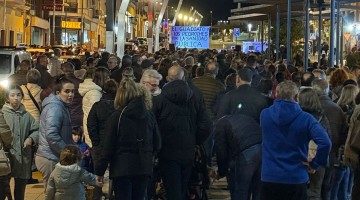 Concentración por la sanidad pública celebrada en Pozoblanco